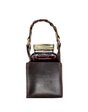 Load image into Gallery viewer, Ole Smoky Moonshine Pickles with Billykirk Square Leather Bottle Holder